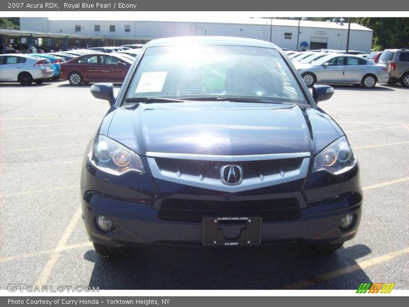 Royal Blue Pearl / Ebony 2007 Acura RDX