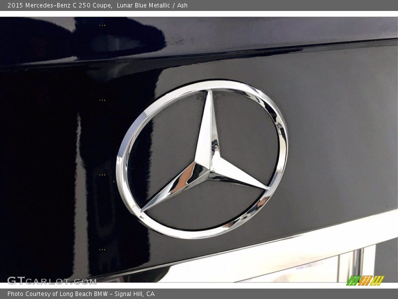Lunar Blue Metallic / Ash 2015 Mercedes-Benz C 250 Coupe