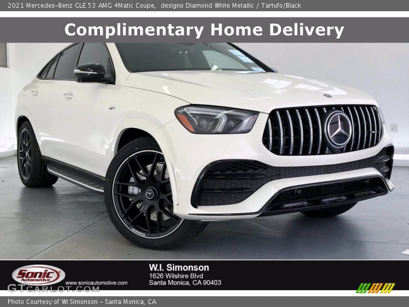 designo Diamond White Metallic / Tartufo/Black 2021 Mercedes-Benz GLE 53 AMG 4Matic Coupe