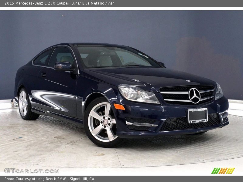 Lunar Blue Metallic / Ash 2015 Mercedes-Benz C 250 Coupe