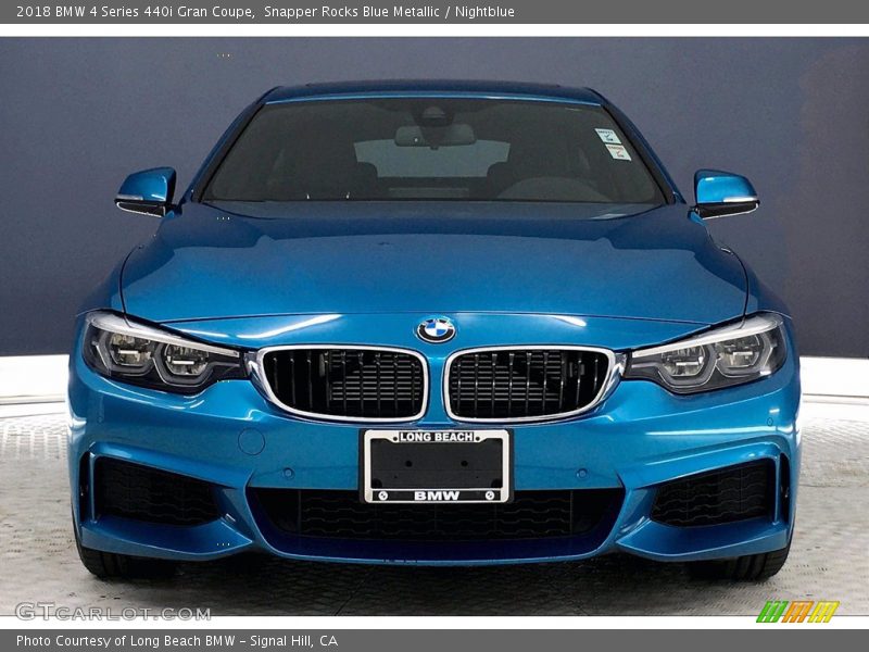 Snapper Rocks Blue Metallic / Nightblue 2018 BMW 4 Series 440i Gran Coupe
