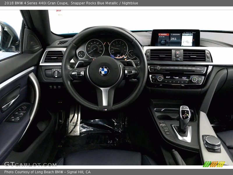 Snapper Rocks Blue Metallic / Nightblue 2018 BMW 4 Series 440i Gran Coupe
