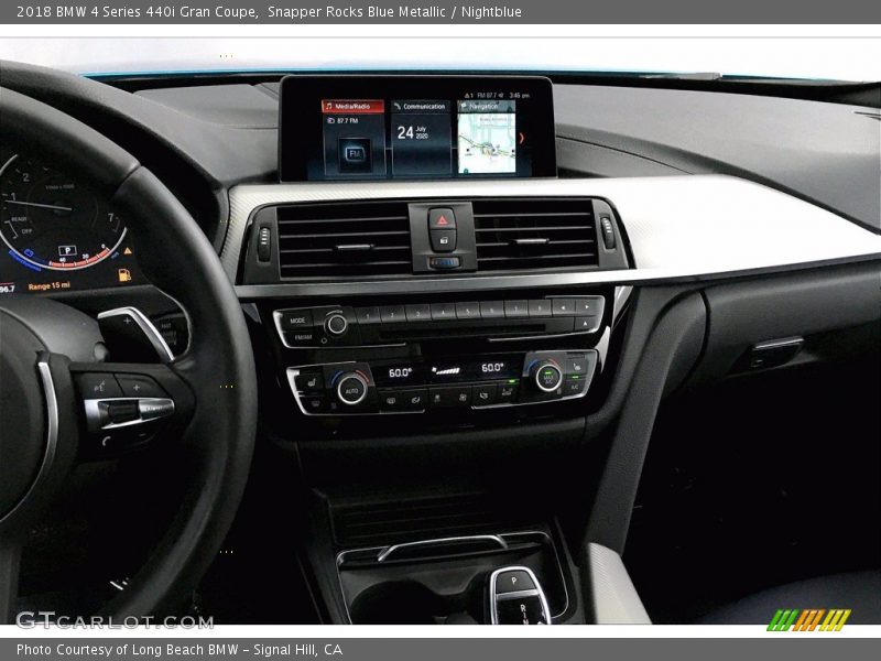 Snapper Rocks Blue Metallic / Nightblue 2018 BMW 4 Series 440i Gran Coupe