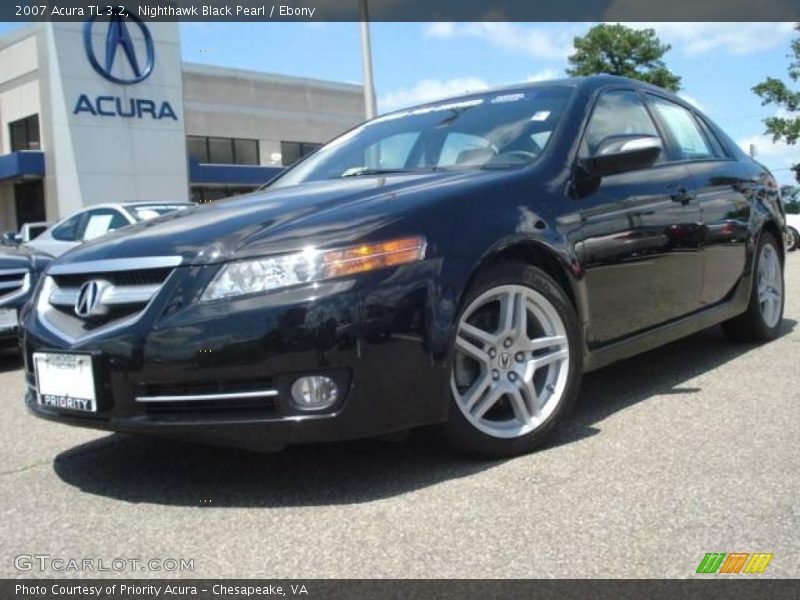 Nighthawk Black Pearl / Ebony 2007 Acura TL 3.2