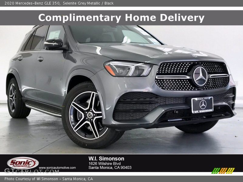 Selenite Grey Metallic / Black 2020 Mercedes-Benz GLE 350