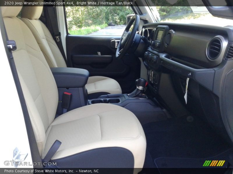 Front Seat of 2020 Wrangler Unlimited Sport 4x4