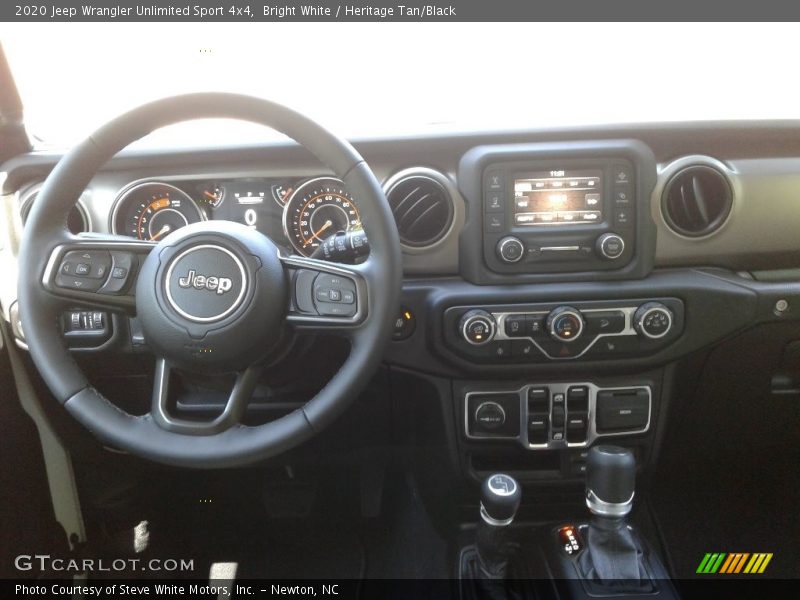 Dashboard of 2020 Wrangler Unlimited Sport 4x4