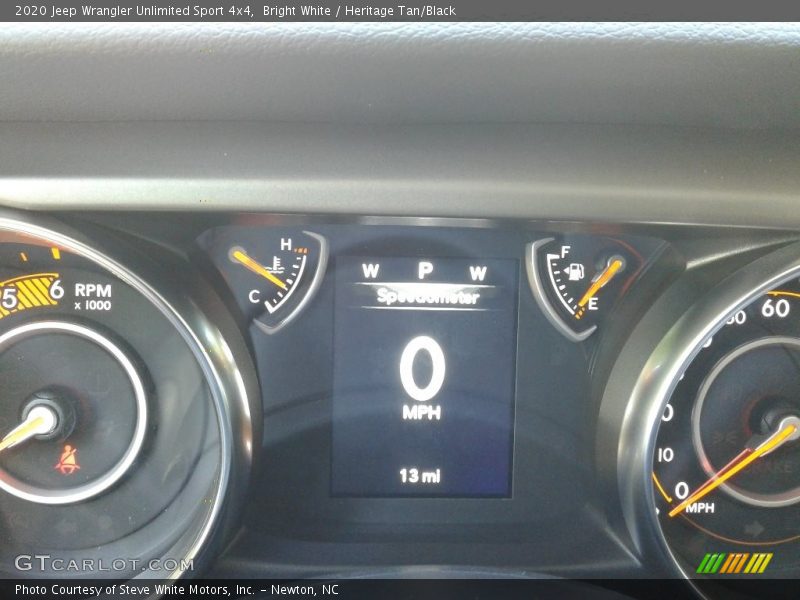 Bright White / Heritage Tan/Black 2020 Jeep Wrangler Unlimited Sport 4x4