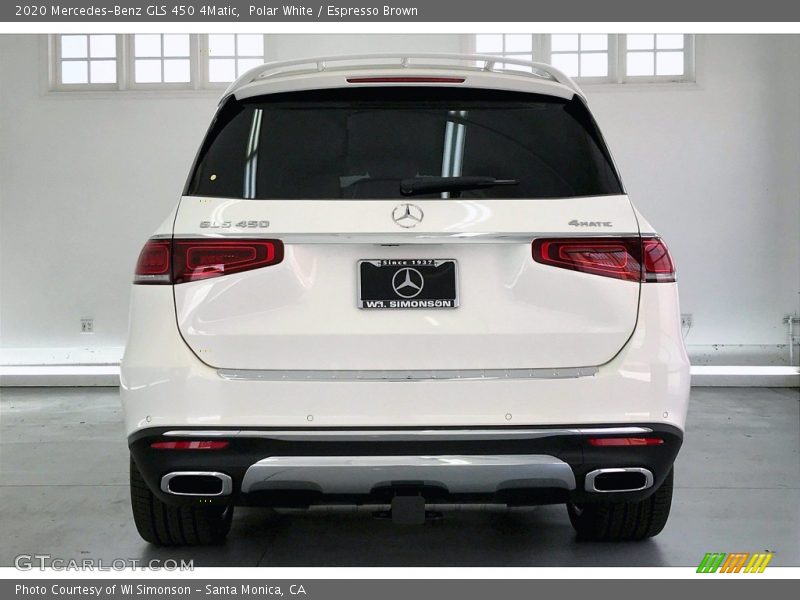 Polar White / Espresso Brown 2020 Mercedes-Benz GLS 450 4Matic