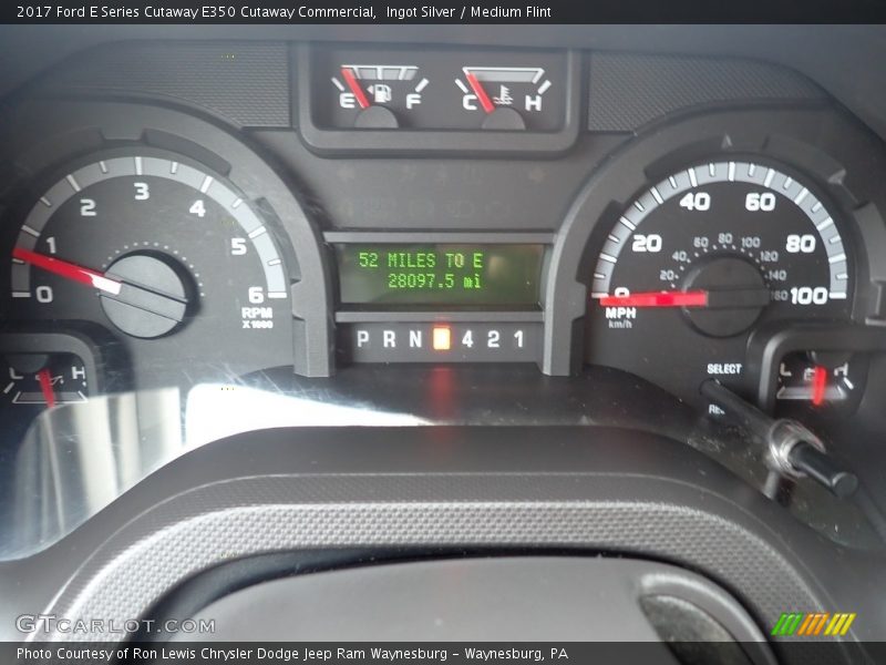  2017 E Series Cutaway E350 Cutaway Commercial E350 Cutaway Commercial Gauges
