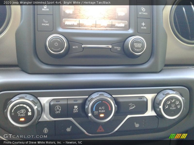 Controls of 2020 Wrangler Unlimited Sport 4x4