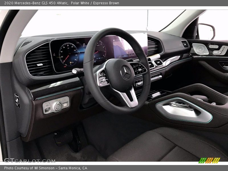 Polar White / Espresso Brown 2020 Mercedes-Benz GLS 450 4Matic