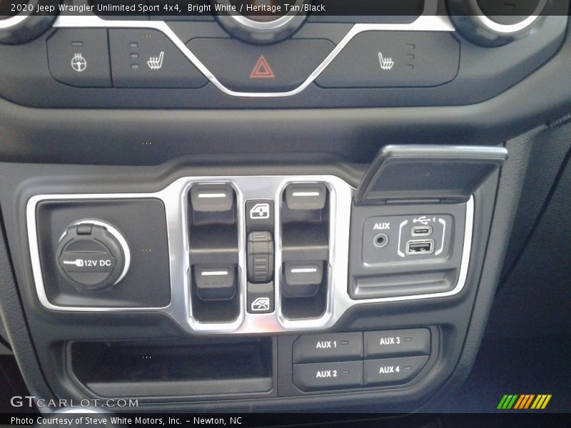 Bright White / Heritage Tan/Black 2020 Jeep Wrangler Unlimited Sport 4x4