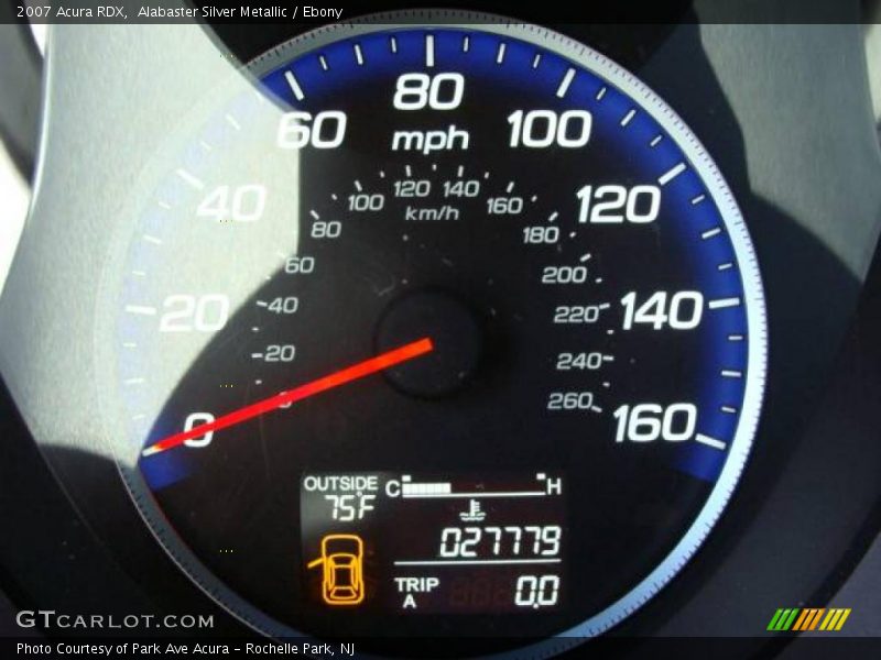 Alabaster Silver Metallic / Ebony 2007 Acura RDX