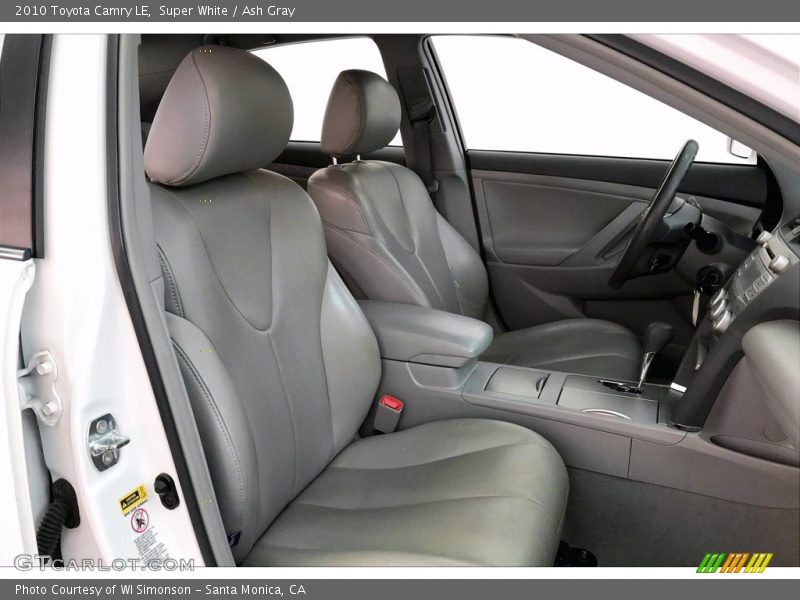 Super White / Ash Gray 2010 Toyota Camry LE