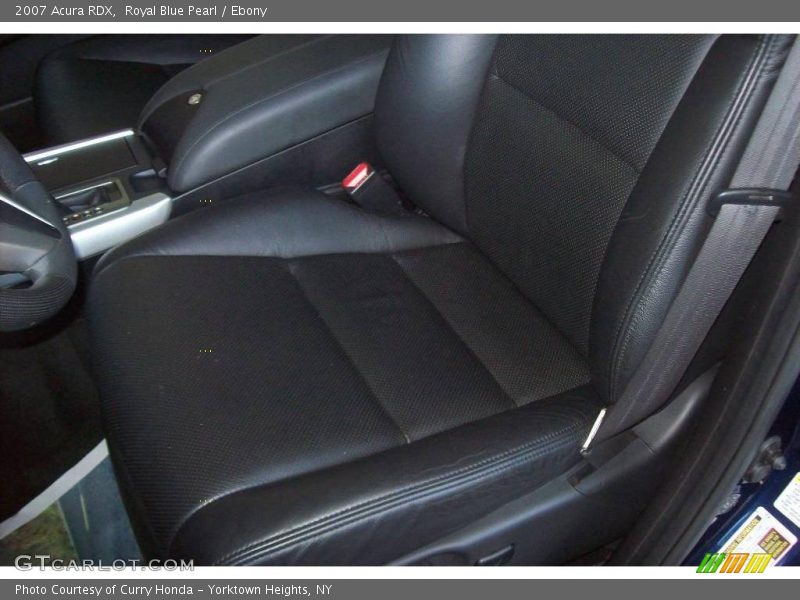 Royal Blue Pearl / Ebony 2007 Acura RDX