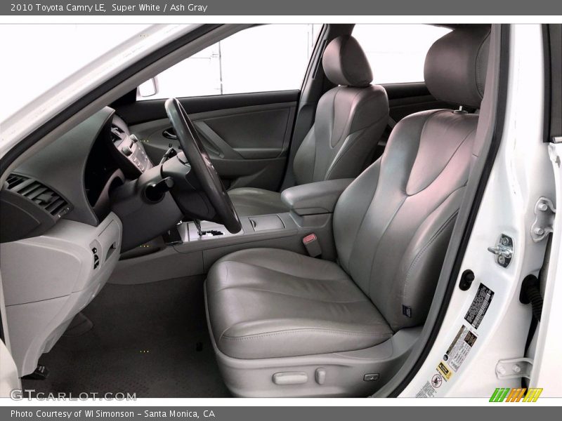 Super White / Ash Gray 2010 Toyota Camry LE