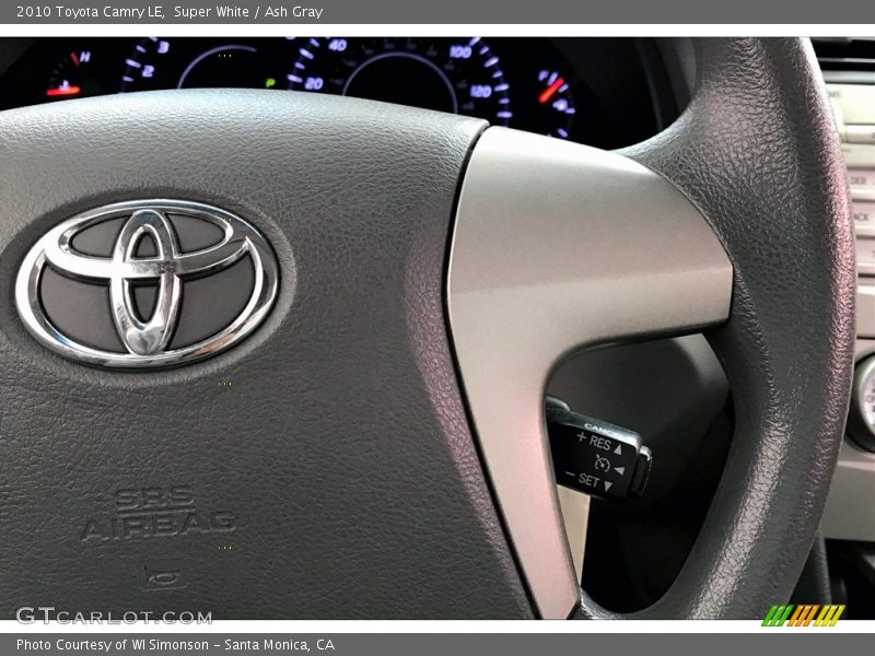 Super White / Ash Gray 2010 Toyota Camry LE