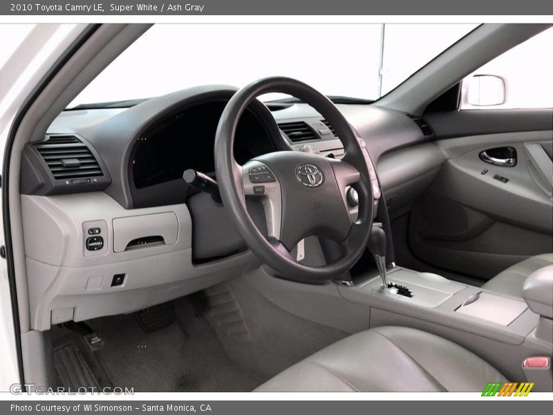 Super White / Ash Gray 2010 Toyota Camry LE