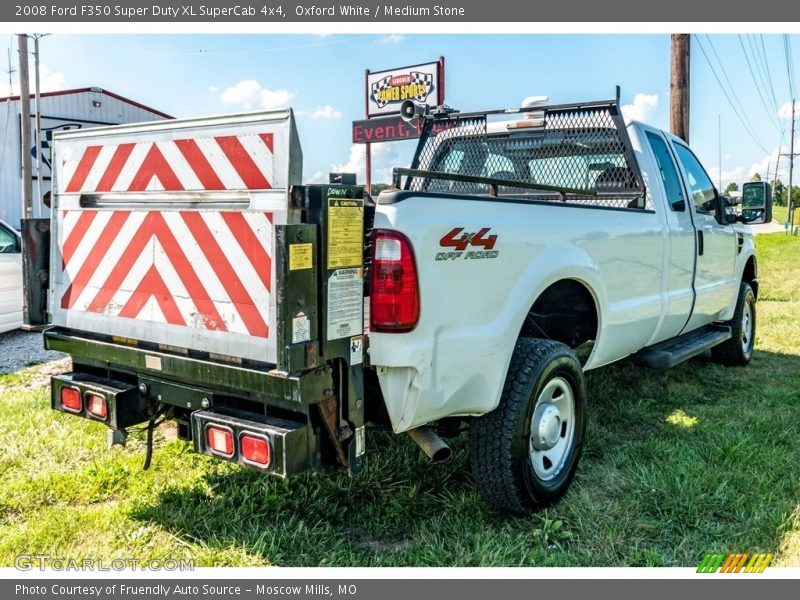 Oxford White / Medium Stone 2008 Ford F350 Super Duty XL SuperCab 4x4