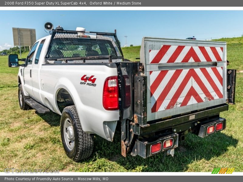 Oxford White / Medium Stone 2008 Ford F350 Super Duty XL SuperCab 4x4