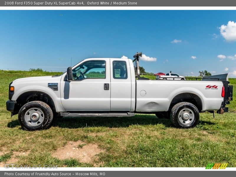 Oxford White / Medium Stone 2008 Ford F350 Super Duty XL SuperCab 4x4
