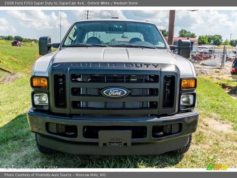 Oxford White / Medium Stone 2008 Ford F350 Super Duty XL SuperCab 4x4