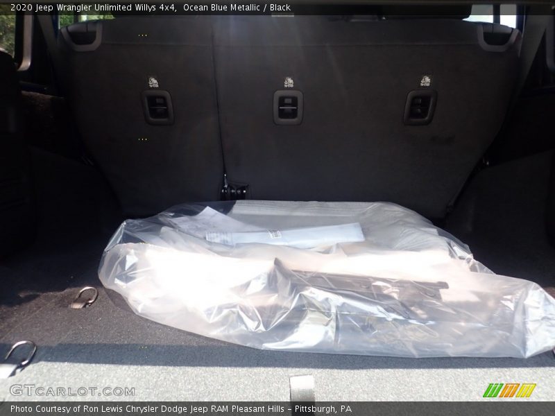 Ocean Blue Metallic / Black 2020 Jeep Wrangler Unlimited Willys 4x4