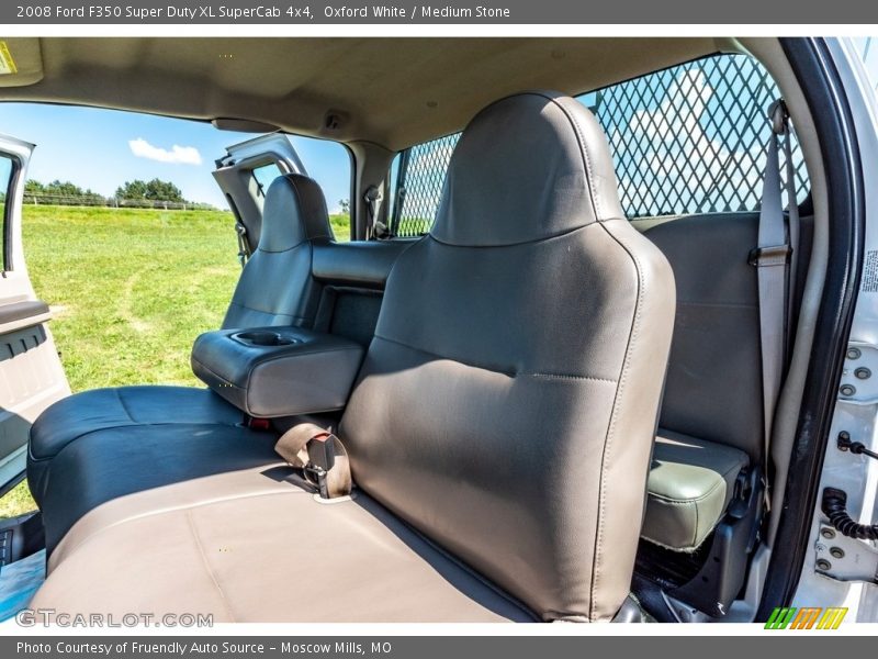 Oxford White / Medium Stone 2008 Ford F350 Super Duty XL SuperCab 4x4