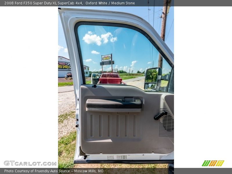 Oxford White / Medium Stone 2008 Ford F350 Super Duty XL SuperCab 4x4