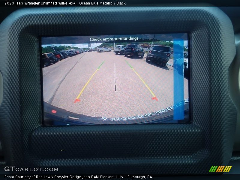Ocean Blue Metallic / Black 2020 Jeep Wrangler Unlimited Willys 4x4