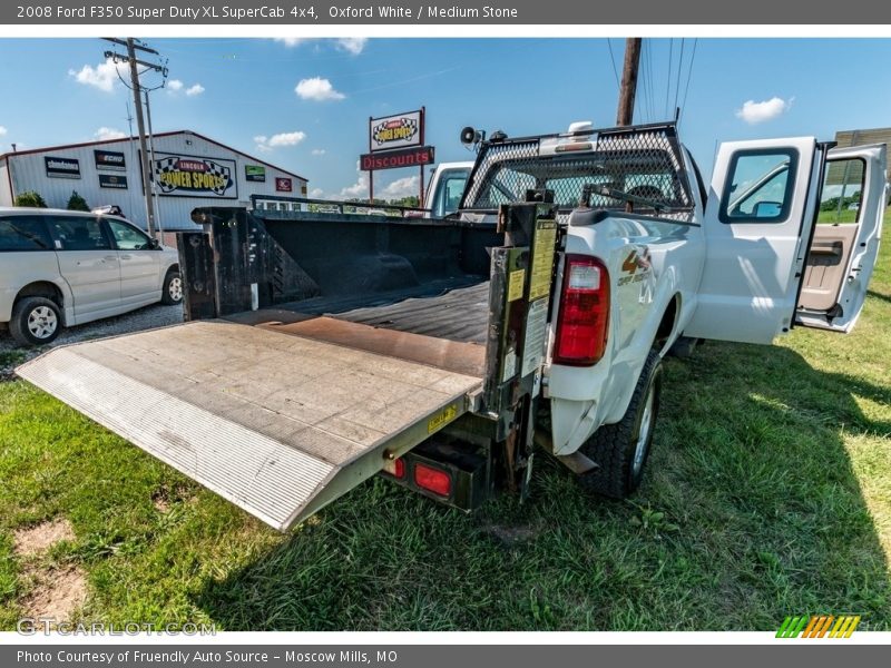 Oxford White / Medium Stone 2008 Ford F350 Super Duty XL SuperCab 4x4