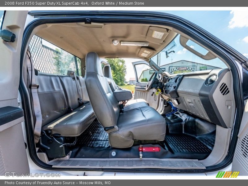 Oxford White / Medium Stone 2008 Ford F350 Super Duty XL SuperCab 4x4