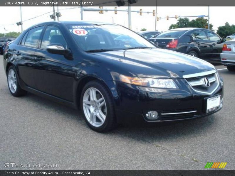 Nighthawk Black Pearl / Ebony 2007 Acura TL 3.2