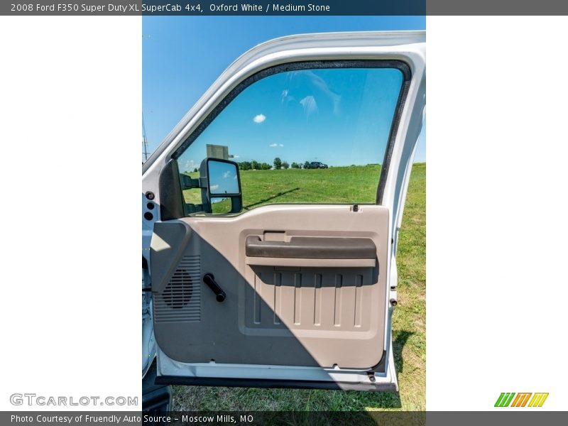 Oxford White / Medium Stone 2008 Ford F350 Super Duty XL SuperCab 4x4