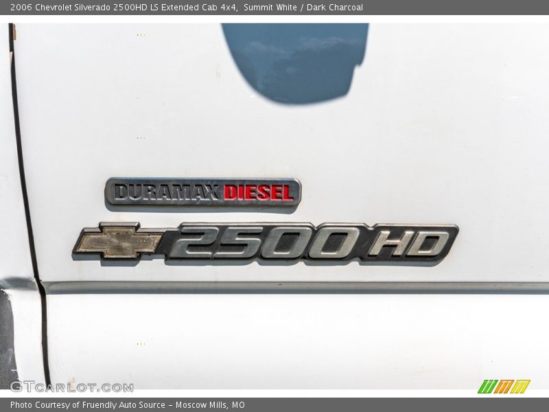Summit White / Dark Charcoal 2006 Chevrolet Silverado 2500HD LS Extended Cab 4x4