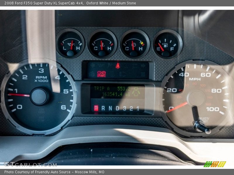  2008 F350 Super Duty XL SuperCab 4x4 XL SuperCab 4x4 Gauges