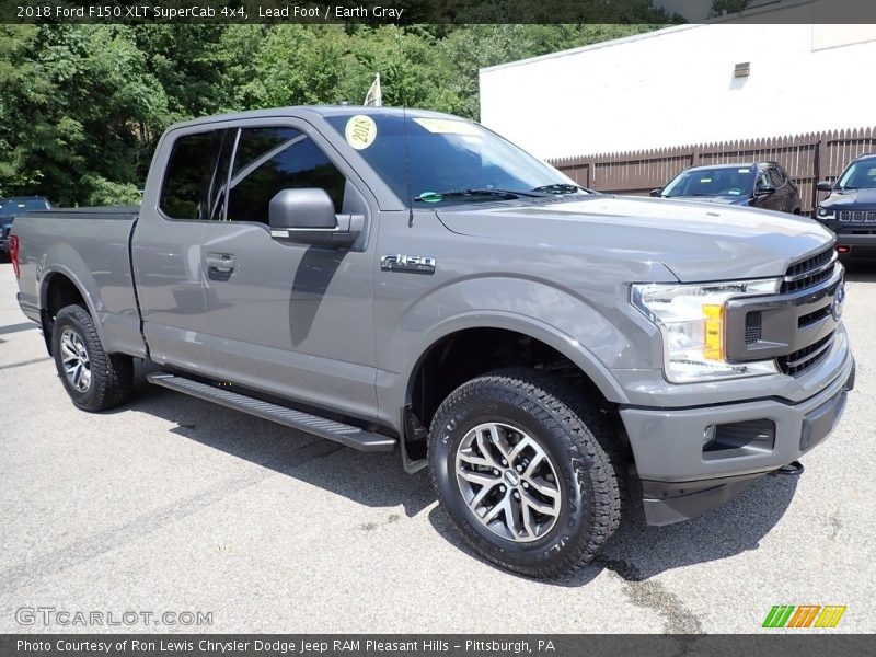 Lead Foot / Earth Gray 2018 Ford F150 XLT SuperCab 4x4