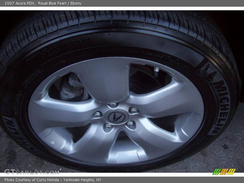 Royal Blue Pearl / Ebony 2007 Acura RDX