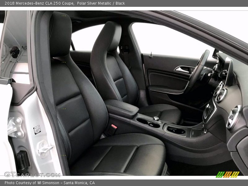Polar Silver Metallic / Black 2018 Mercedes-Benz CLA 250 Coupe