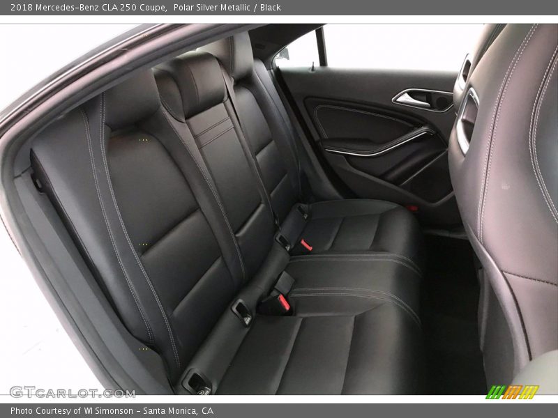 Polar Silver Metallic / Black 2018 Mercedes-Benz CLA 250 Coupe