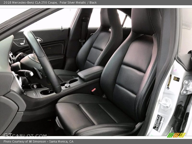 Polar Silver Metallic / Black 2018 Mercedes-Benz CLA 250 Coupe