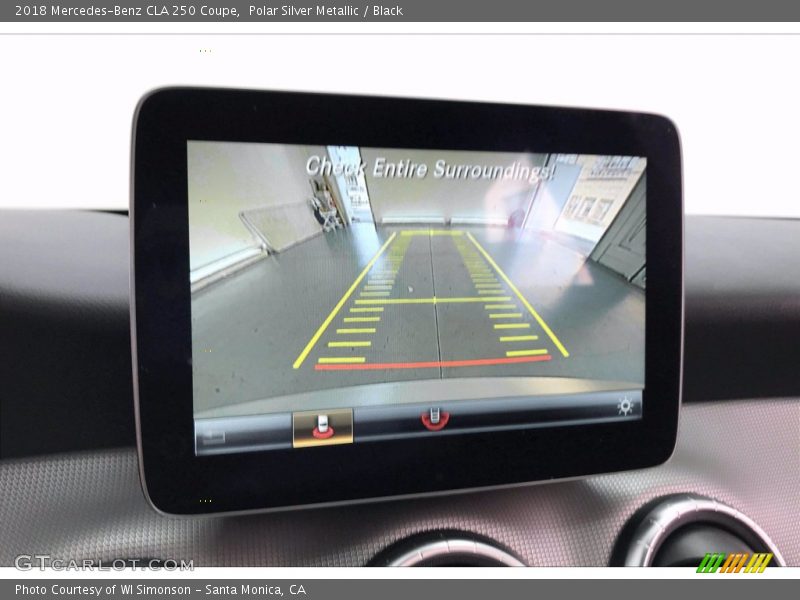 Polar Silver Metallic / Black 2018 Mercedes-Benz CLA 250 Coupe