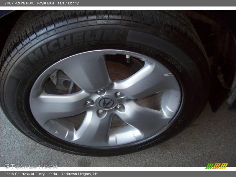 Royal Blue Pearl / Ebony 2007 Acura RDX
