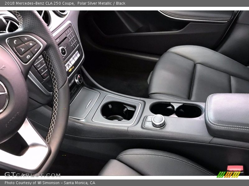 Polar Silver Metallic / Black 2018 Mercedes-Benz CLA 250 Coupe