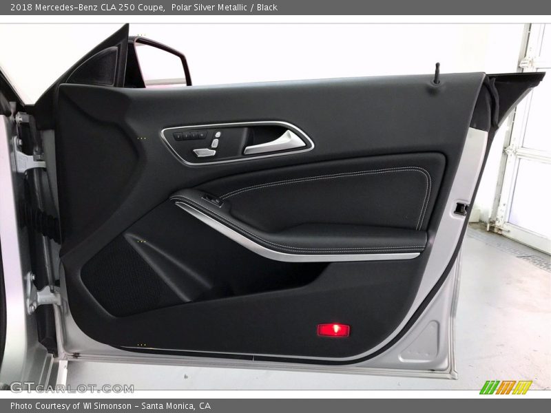 Polar Silver Metallic / Black 2018 Mercedes-Benz CLA 250 Coupe