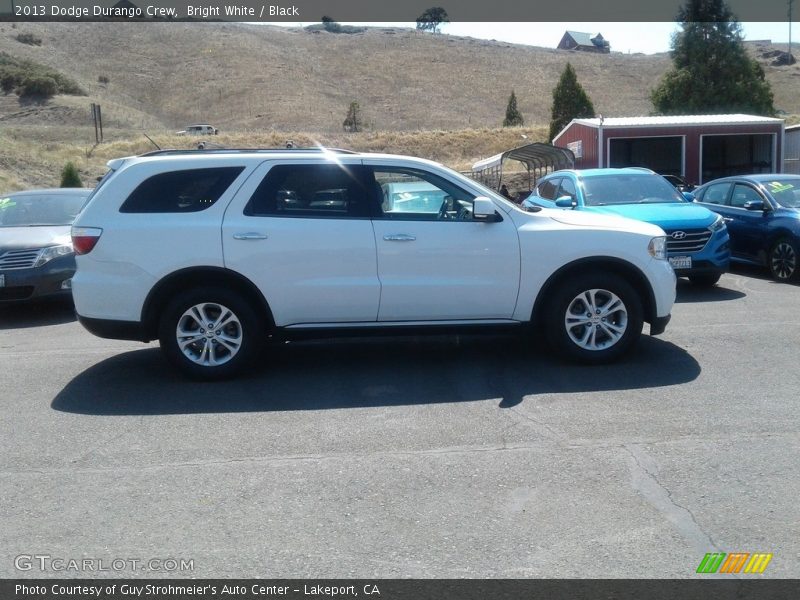 Bright White / Black 2013 Dodge Durango Crew