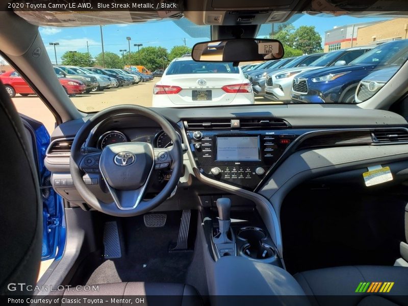 Dashboard of 2020 Camry LE AWD