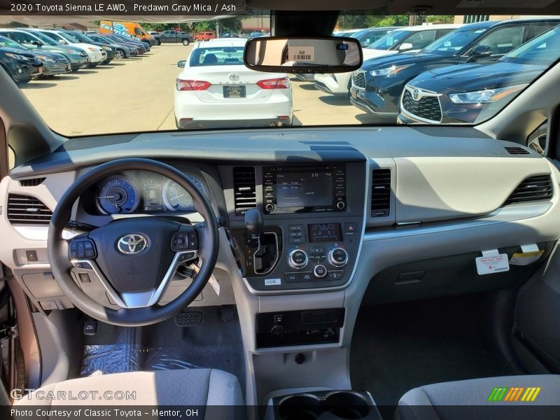Predawn Gray Mica / Ash 2020 Toyota Sienna LE AWD