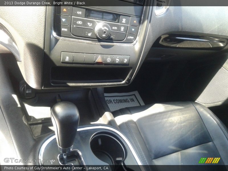 Bright White / Black 2013 Dodge Durango Crew